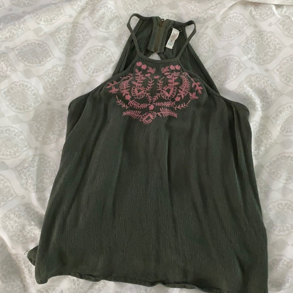 Love fire summer tank top